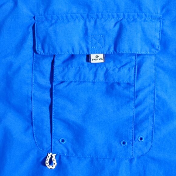Columbia Bahama PFG Omni-shade men's size 2XL blue mesh lining - Picture 10 of 12